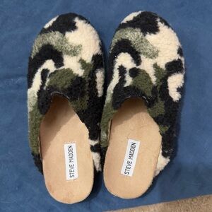 Steve Madden camo clogs